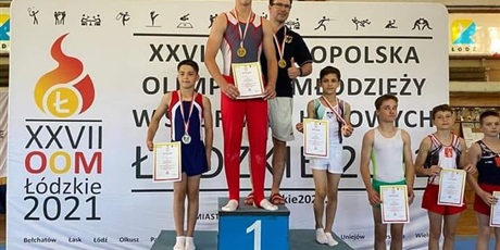 Dominik Jankowski został mistrzem Ogólnopolskiej Olimpiady Młodzieży w wieloboju