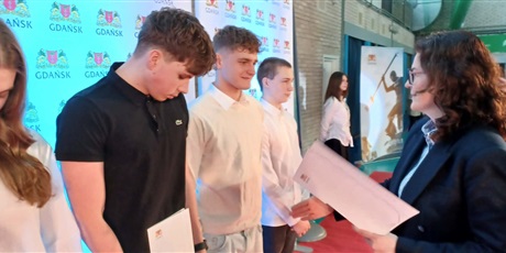 Powiększ grafikę: Gala wręczania Stypendiów Prezydenta Miasta Gdańska Stypendia Sportowe 