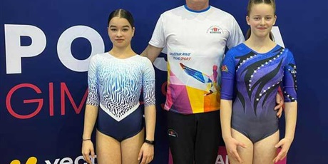 Olivia Kopczyńska i Maja Duda