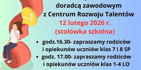 SPOTKANIA Z DORADCĄ ZAWODOWYM