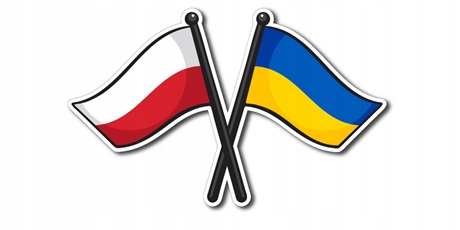 Powiększ grafikę: Flaga Polski i Ukrainy