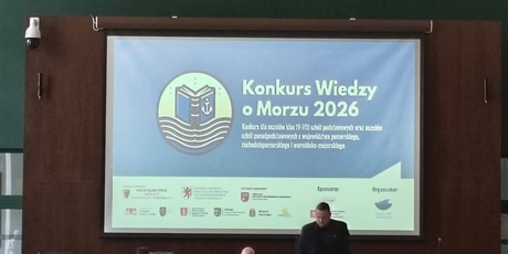 Sukces naszego ucznia w etapie miedzywojewódzkim Konkursu Wiedzy o Morzu!