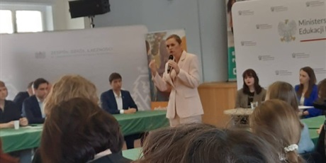 Powiększ grafikę: Spotkanie z Minister Edukacji Narodowej 