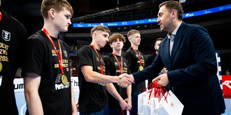 Powiększ grafikę: Uhonorowanie Medalistów i Trenerów Mistrzostw Polski w kategoriach Młodzik i Junior Młodszy 
