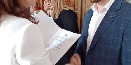 Powiększ grafikę: Uroczystość wręczenia aktów nadania stopnia nauczyciela