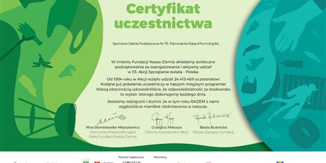 Wielkie Zielone Serce! Dziękujemy i działamy dalej!