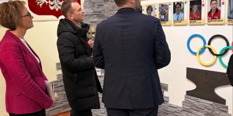 Powiększ grafikę: Wizyta Ministra Sportu i Turystyki w ZSSiMS w Gdańsku