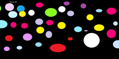 Powiększ grafikę: Praca ucznia wykonanana w MS Paint. Praca inspirowana kropką.